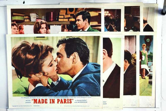 ORIGINAL LOBBY CARDS - MADE IN PARIS - 1966 - set of 8
