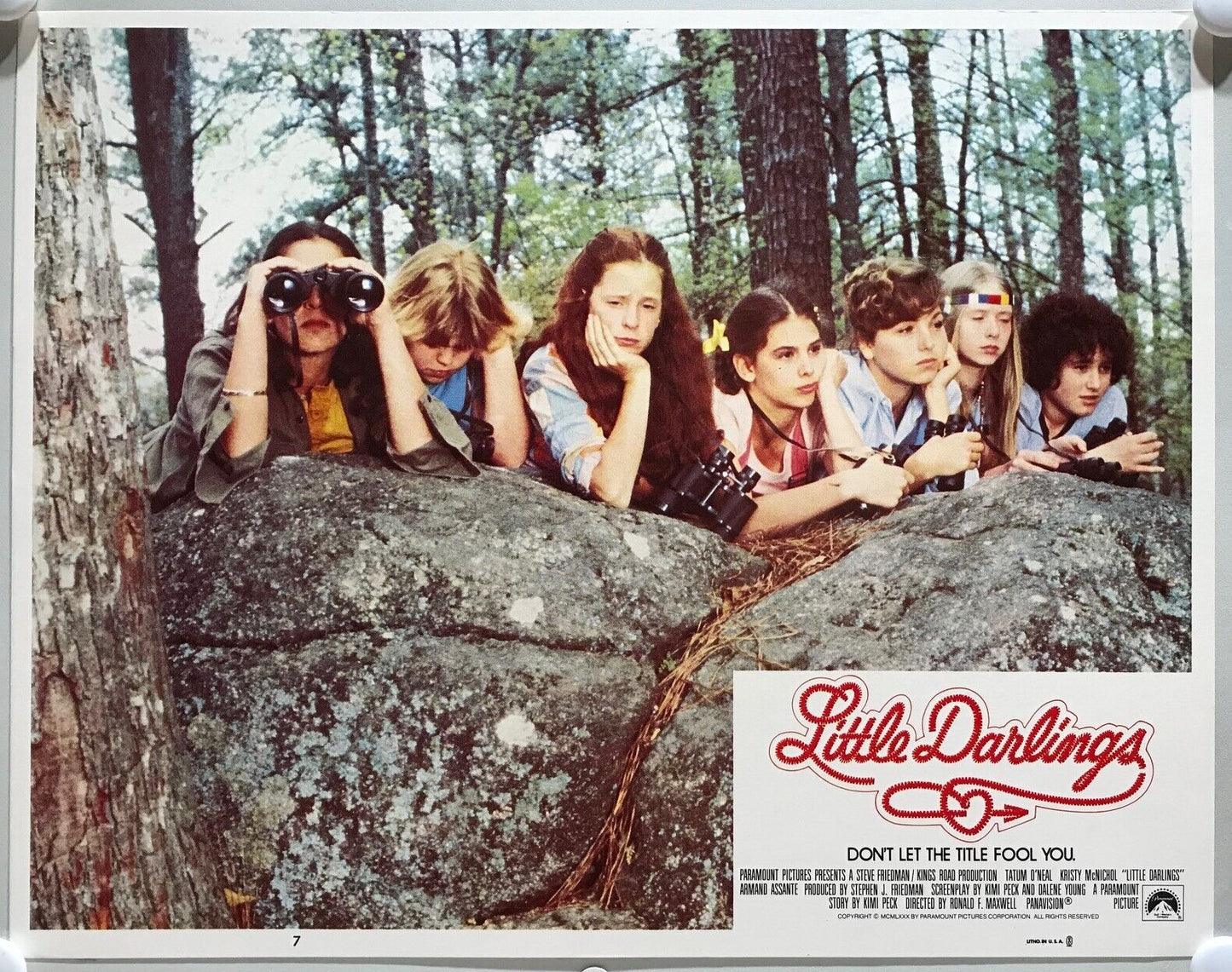 ORIGINAL LOBBY CARDS - LITTLE DARLINGS - 1980 - set of 8