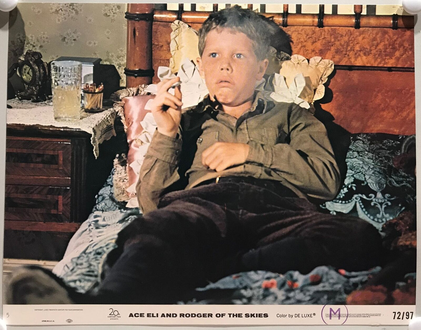 ORIGINAL LOBBY CARDS - ACE ELI AND ROGERS OF THE SKY - 1972 - set of 8