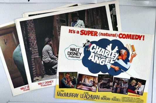 ORIGINAL LOBBY CARDS - CHARLEY AND THE ANGEL - 1971 - Walt Disney - set of 8 ...