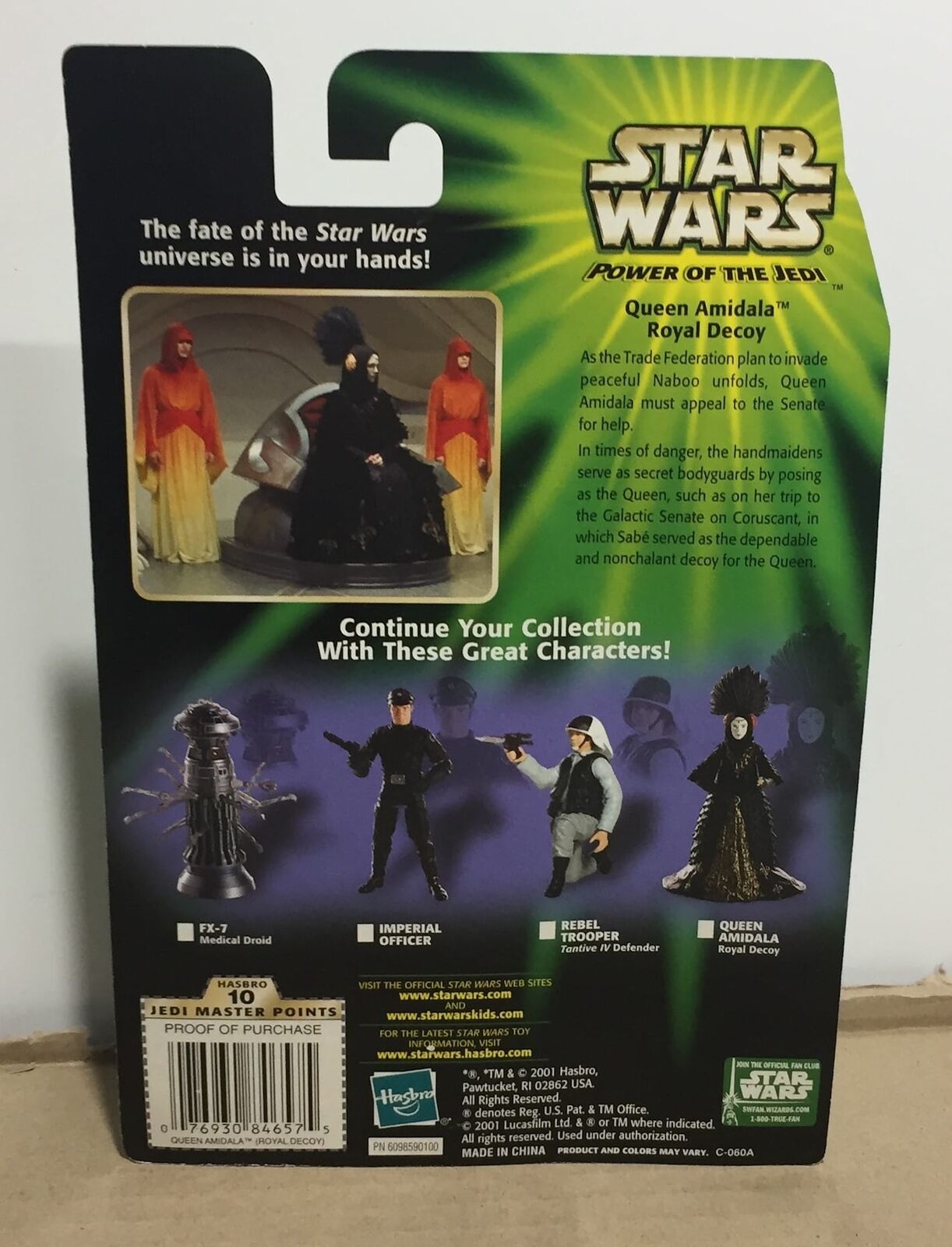 STAR WARS - HASBRO - POTJ - QUEEN AMIDALA - Royal Decoy - Collection 2