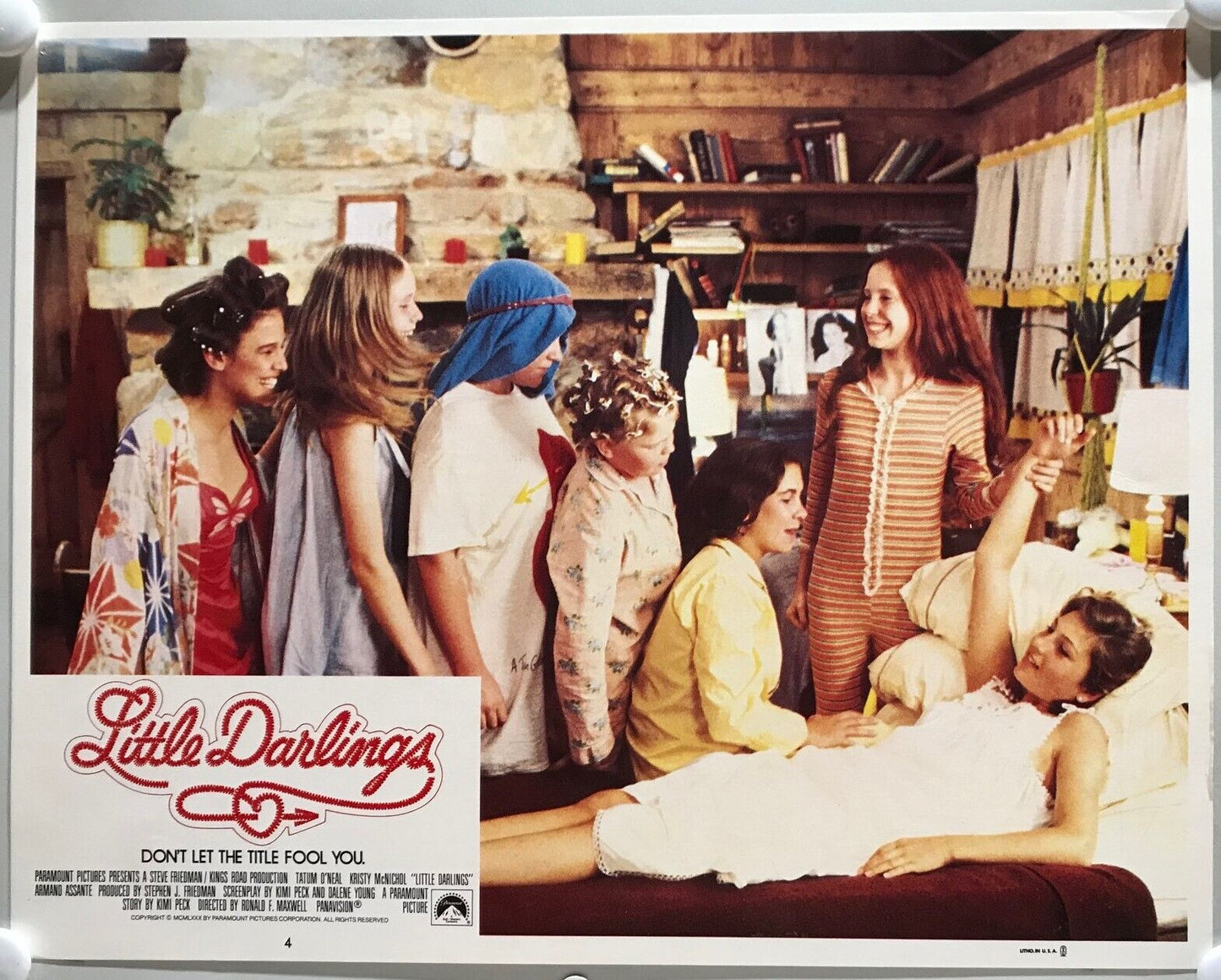 ORIGINAL LOBBY CARDS - LITTLE DARLINGS - 1980 - set of 8