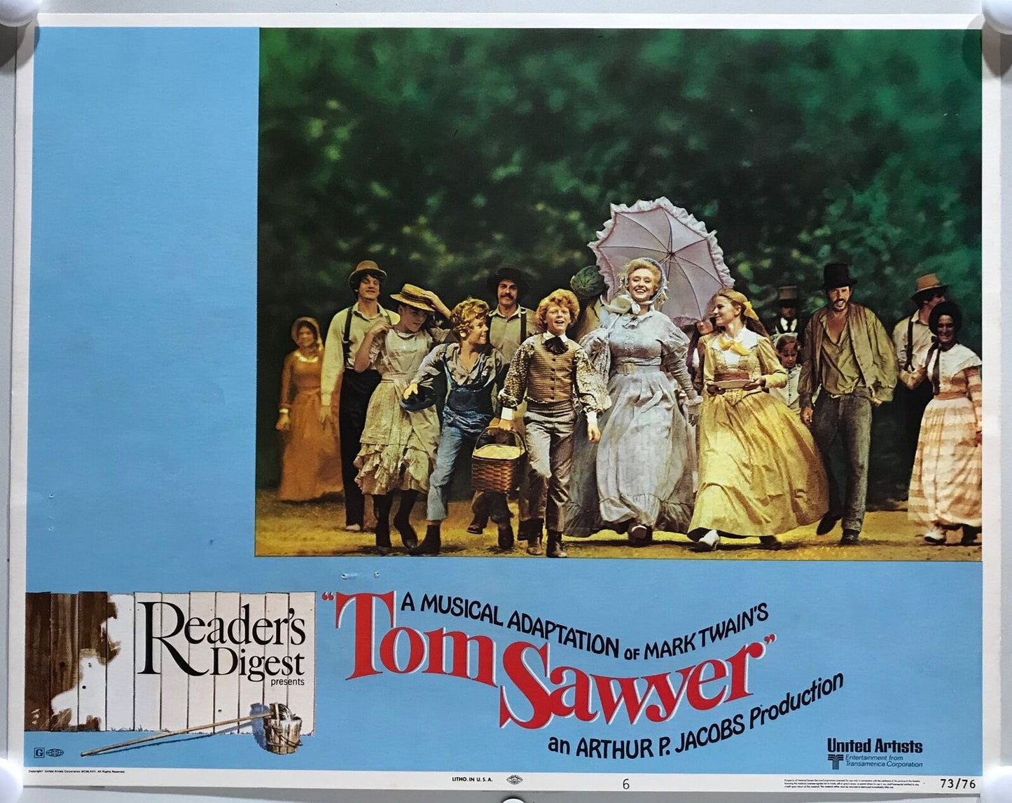 ORIGINAL LOBBY CARDS - Tom Sawyer - 1973 - set of 8