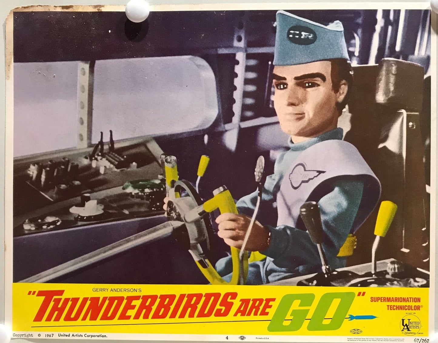 ORIGINAL LOBBY CARDS - THUNDERBIRDS ARE GO - 1966 - set of 8