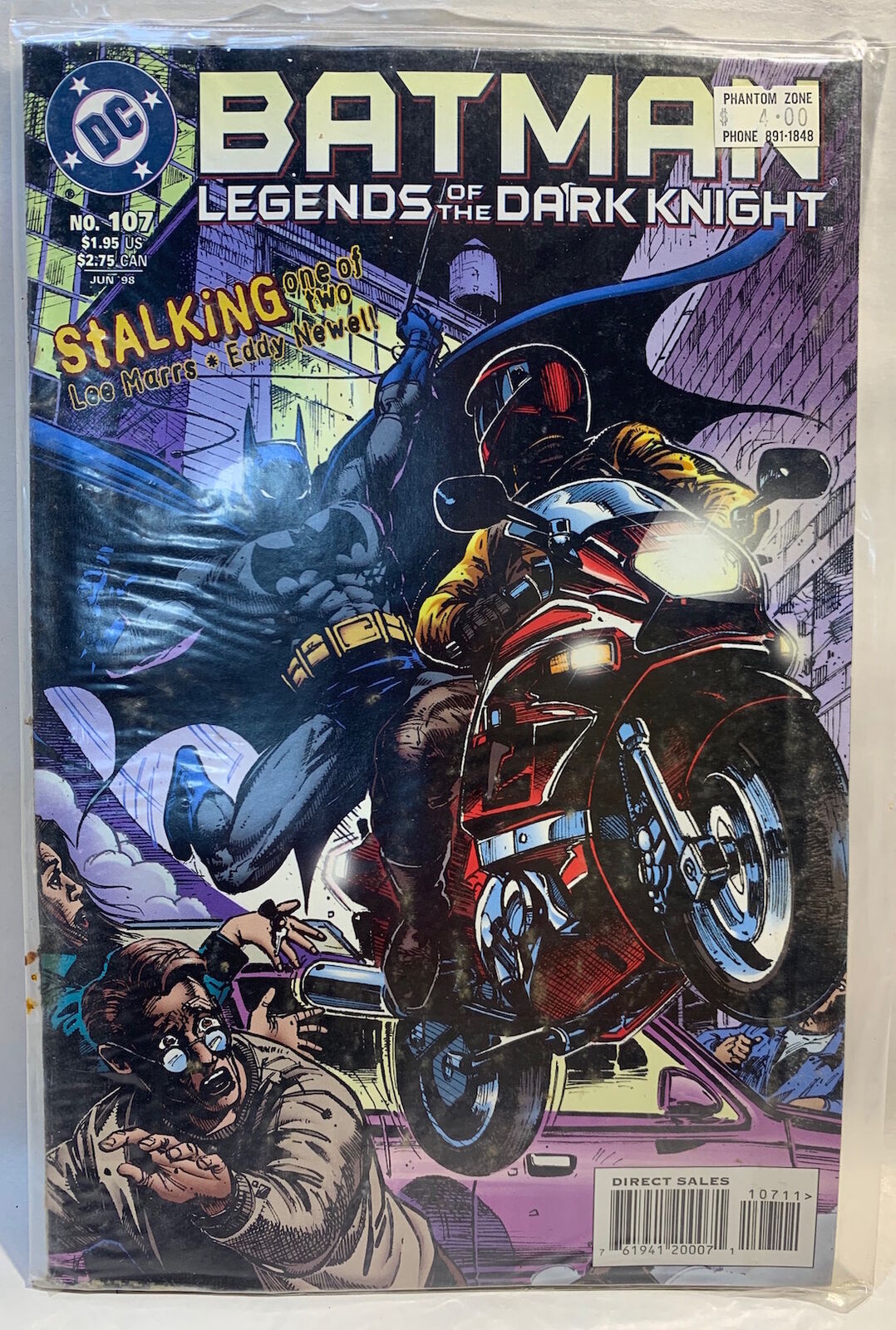 COMIC BOOK - Batman - Legends of the Dark Knight STALKING PART 1 OF 2 #107