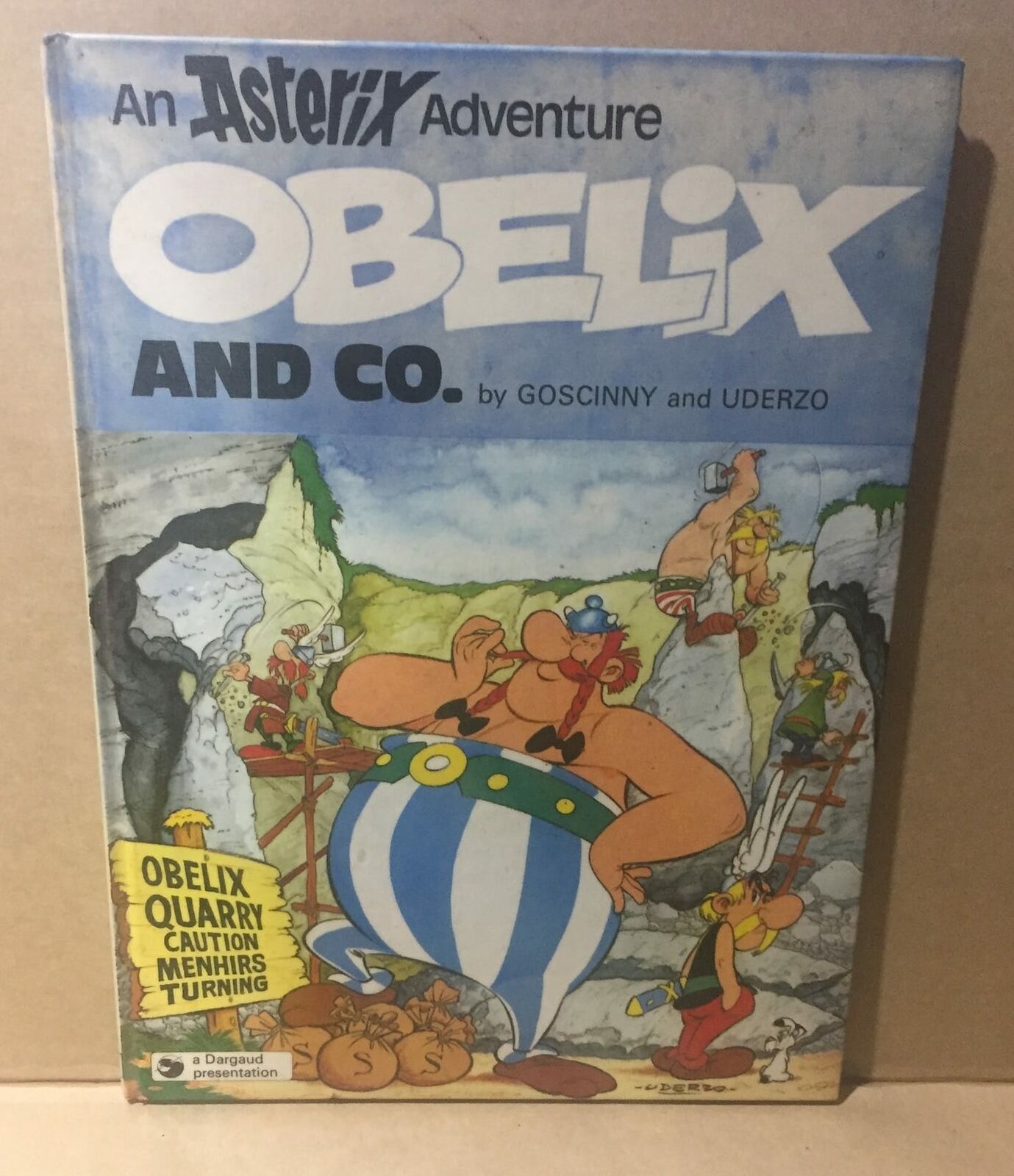 HARD COVER BOOK - ASTERIX ADVENTURE OBELIX AND CO. - GOSCINNY UDERZO