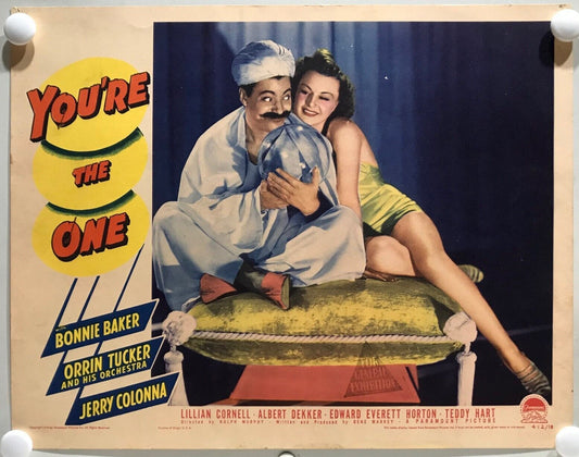ORIGINAL LOBBY CARDS - YOU'RE THE ONE - 1941 - set of 8