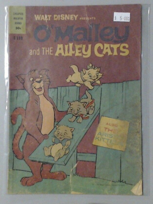 COMIC BOOK - WALT DISNEY O'MALLEY AND THE ALLEY CATS G590 ARISTOKITTENS