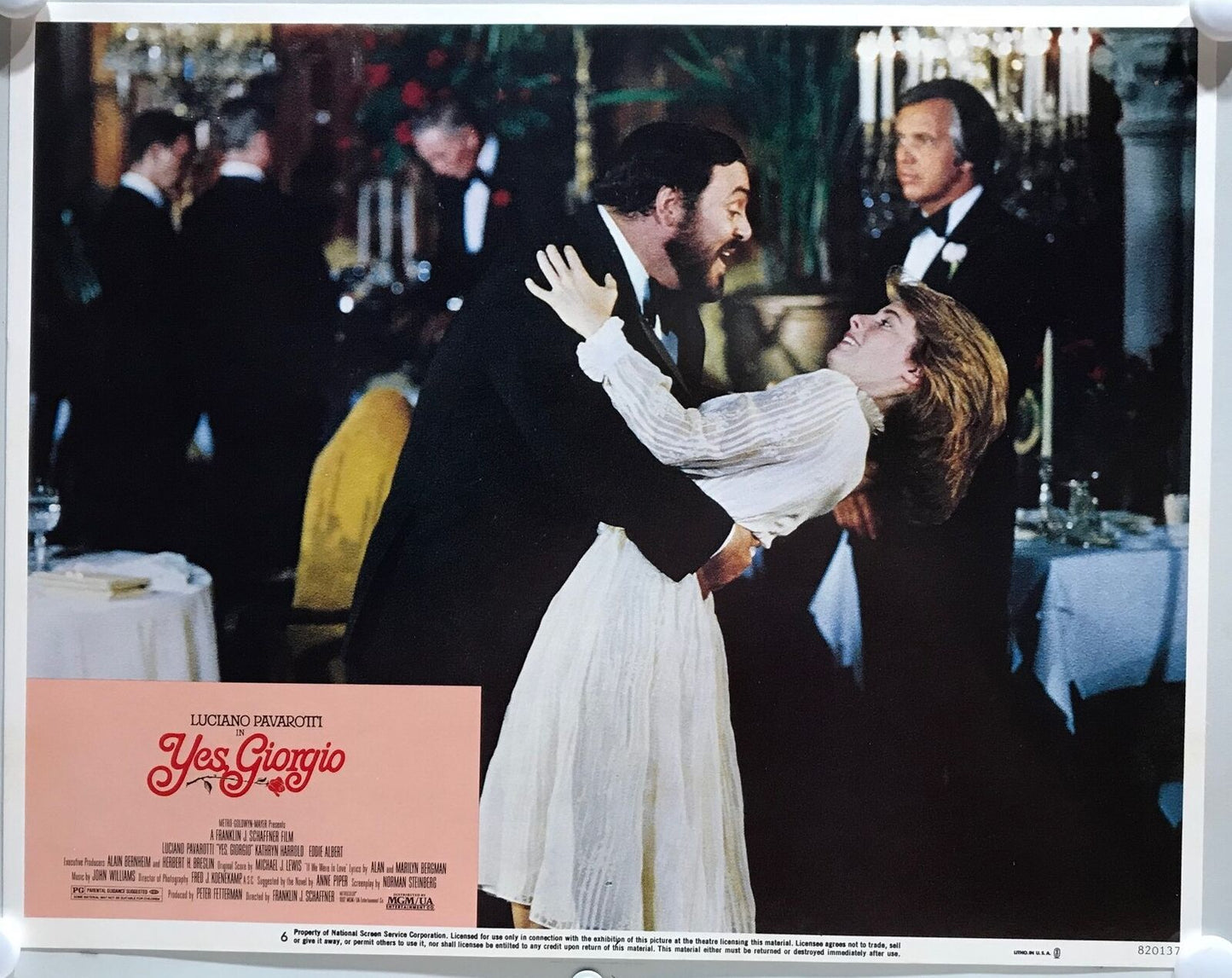 ORIGINAL LOBBY CARDS - YES, GIORGIO - 1982 - set of 8