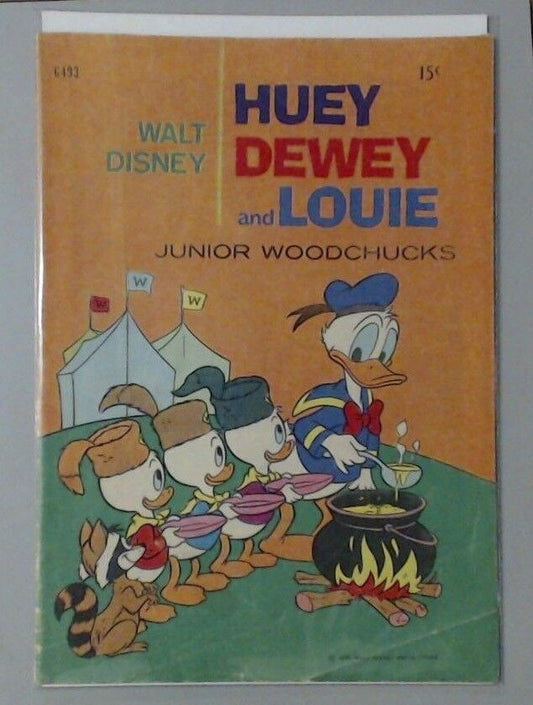 COMIC BOOK - WALT DISNEY HUEY, DEWEY AND LOUIE JUNIOR WOODCHUCKS G493