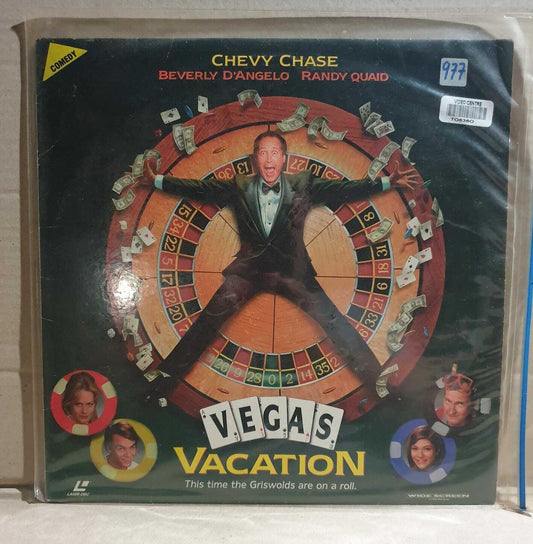 LASERDISC MOVIE - VEGAS VACATION - Chevy Chase, Beverley D'Angelo, Randy Quaid