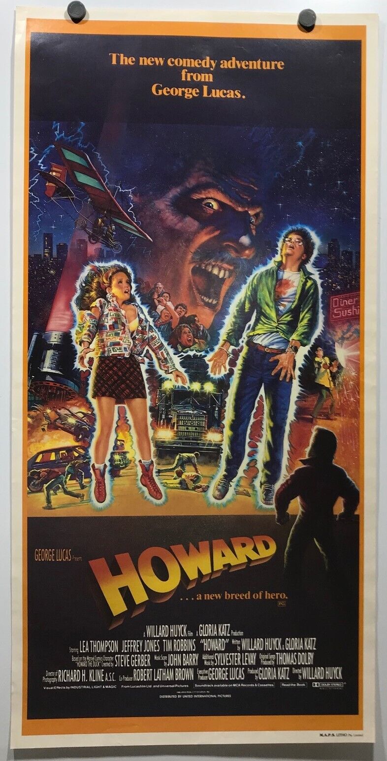 ORIGINAL DAYBILL MOVIE POSTER - HOWARD