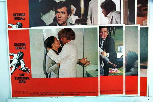 ORIGINAL LOBBY CARDS - THE TERMINAL MAN - 1974 - set of 8