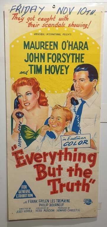 ORIGINAL DAYBILL MOVIE POSTER - EVERYTHING BUT THE TRUTH