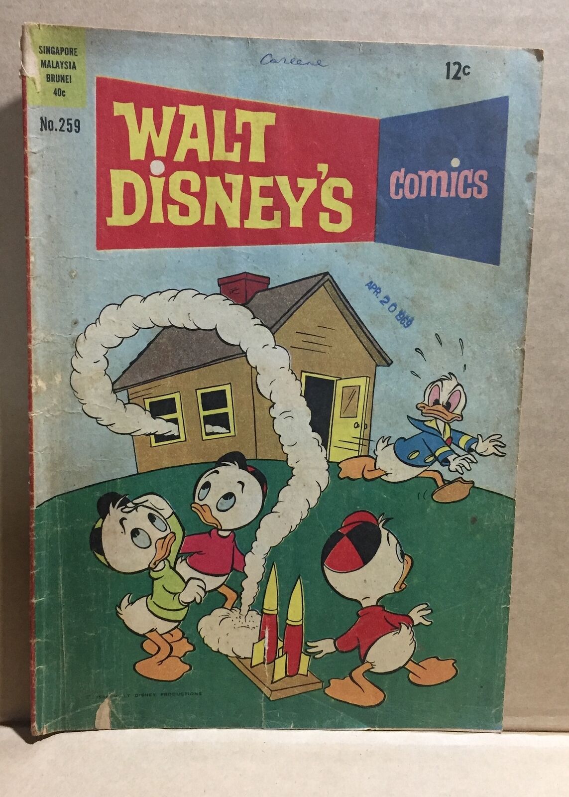 WALT DISNEY COMIC BOOK - DISNEY'S COMIC NO.259  australian