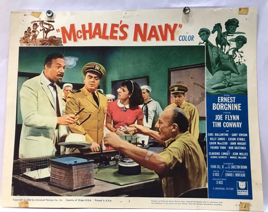 ORIGINAL LOBBY CARD - MCHALE'S NAVY - 1964 - key #2 card