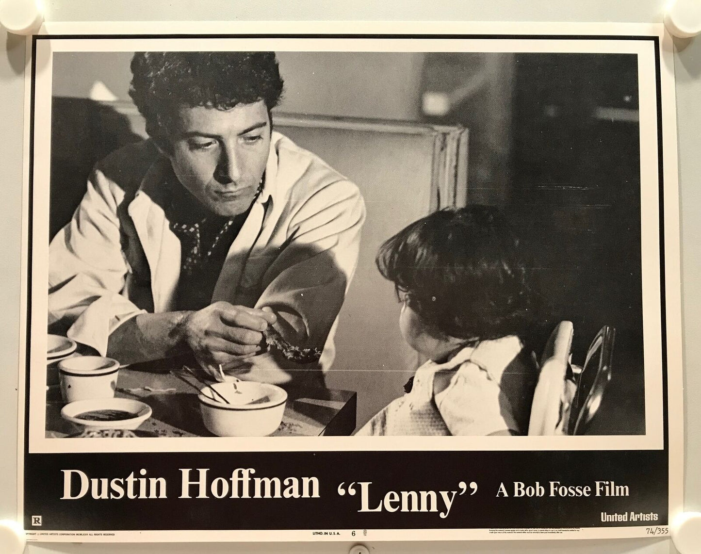 ORIGINAL LOBBY CARDS - LENNY - 1974 - set of 8