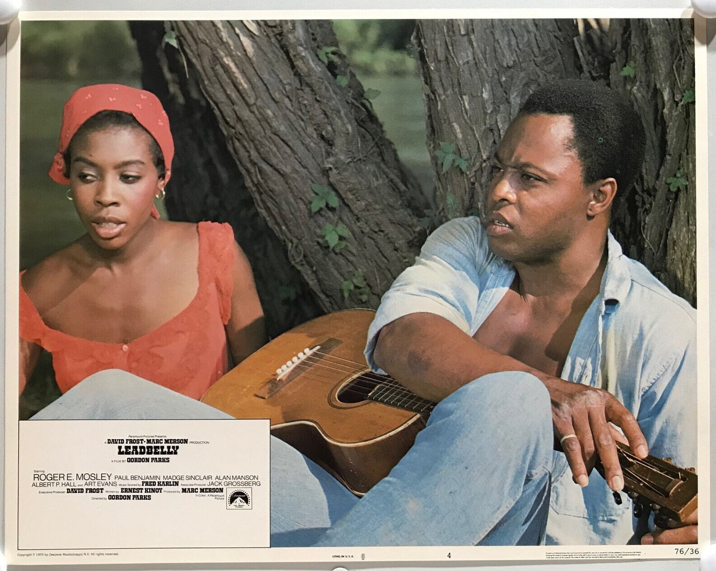 ORIGINAL LOBBY CARDS - LEADBELLY - 1976 - set of 8