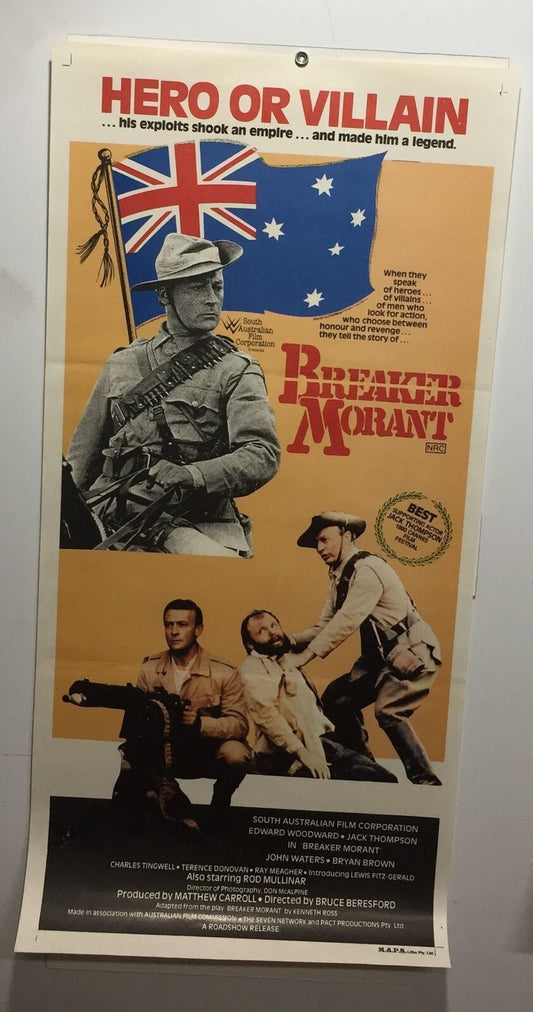 ORIGINAL DAYBILL MOVIE POSTER - BREAKER MORANT