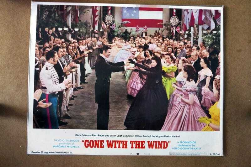 ORIGINAL LOBBY CARD - GONE WITH THE WIND - 1968 - Key #7 card