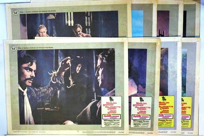 ORIGINAL LOBBY CARDS - APPALOOSA - 1966 - set of 8