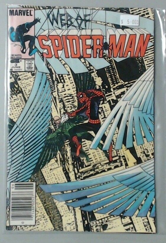 COMIC BOOK - MARVEL COMICS - SPIDERMAN - WEB OF SPIDER-MAN #3