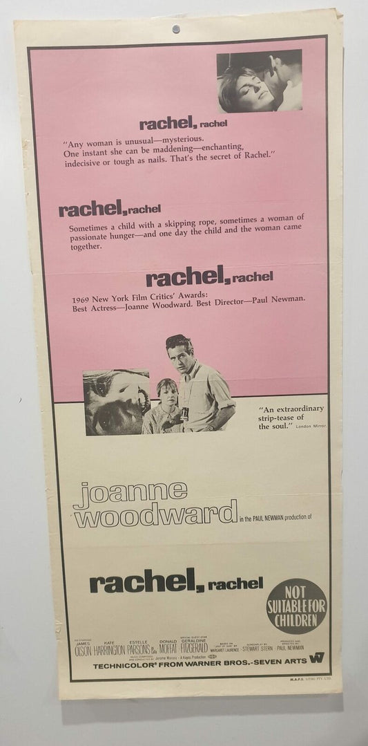 ORIGINAL DAYBILL MOVIE POSTER - RACHEL, Rachel - 1968