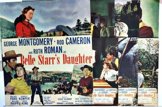 ORIGINAL LOBBY CARDS - BELLE STARR'S DAUGHTER - 1948 - set of 8