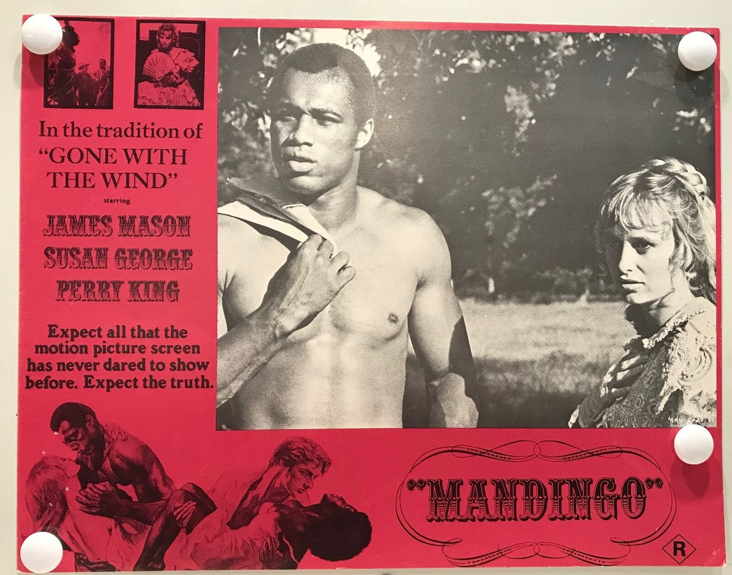 ORIGINAL LOBBY CARDS - MANDINGO - 1975 - set of 8