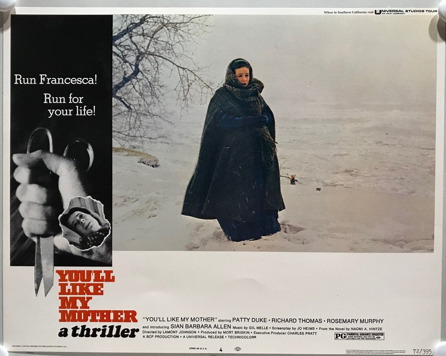 ORIGINAL LOBBY CARDS - YOU'LL LIKE MY MOTHER - 1972 - set of 8