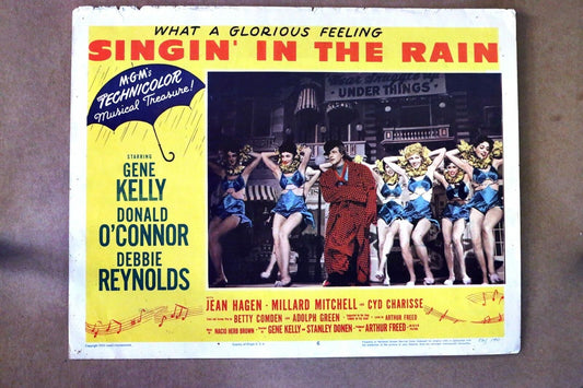 ORIGINAL LOBBY CARD - SINGIN' IN THE RAIN - 1952 - key card #6
