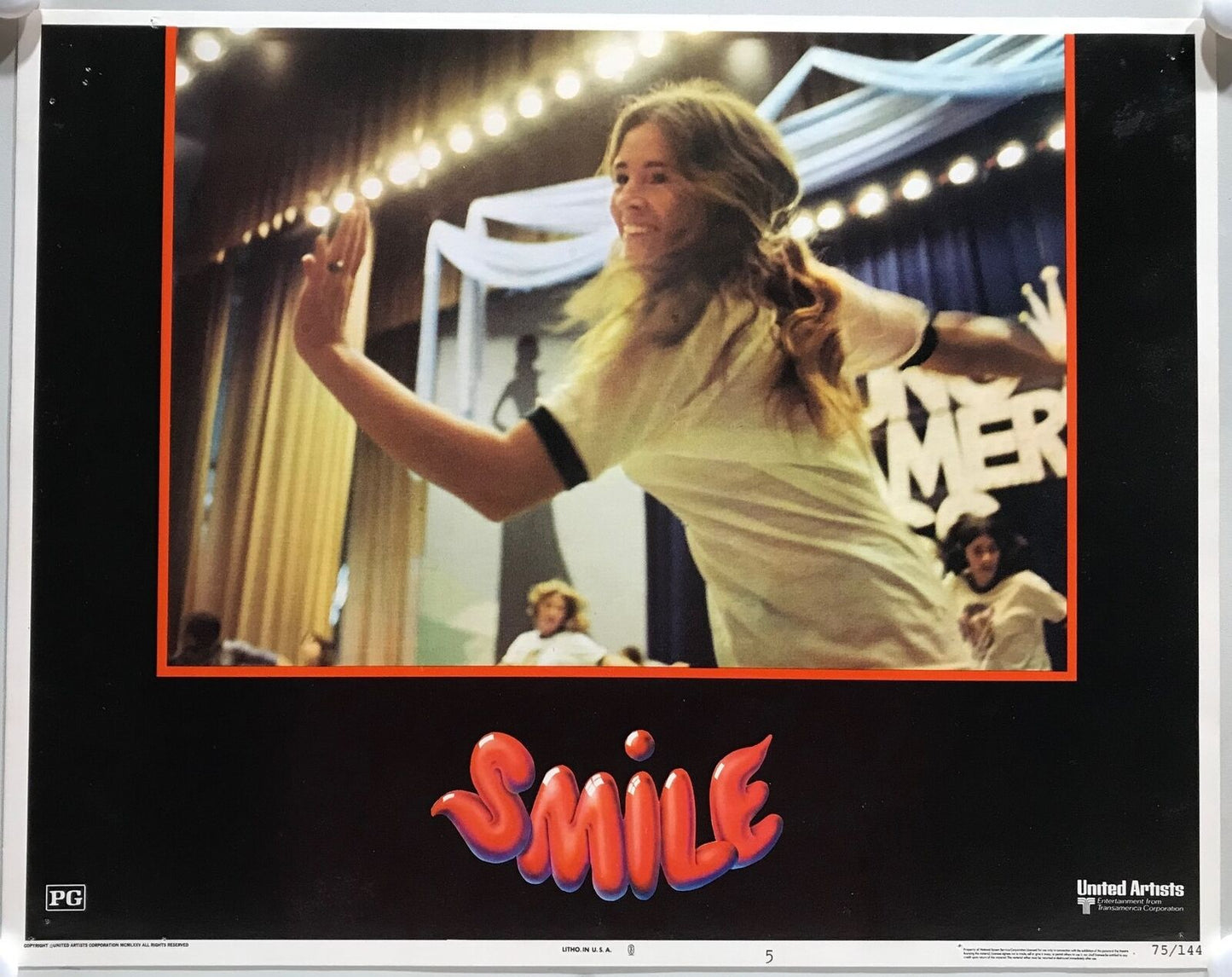 ORIGINAL LOBBY CARDS - SMILE - 1975 - set of 8