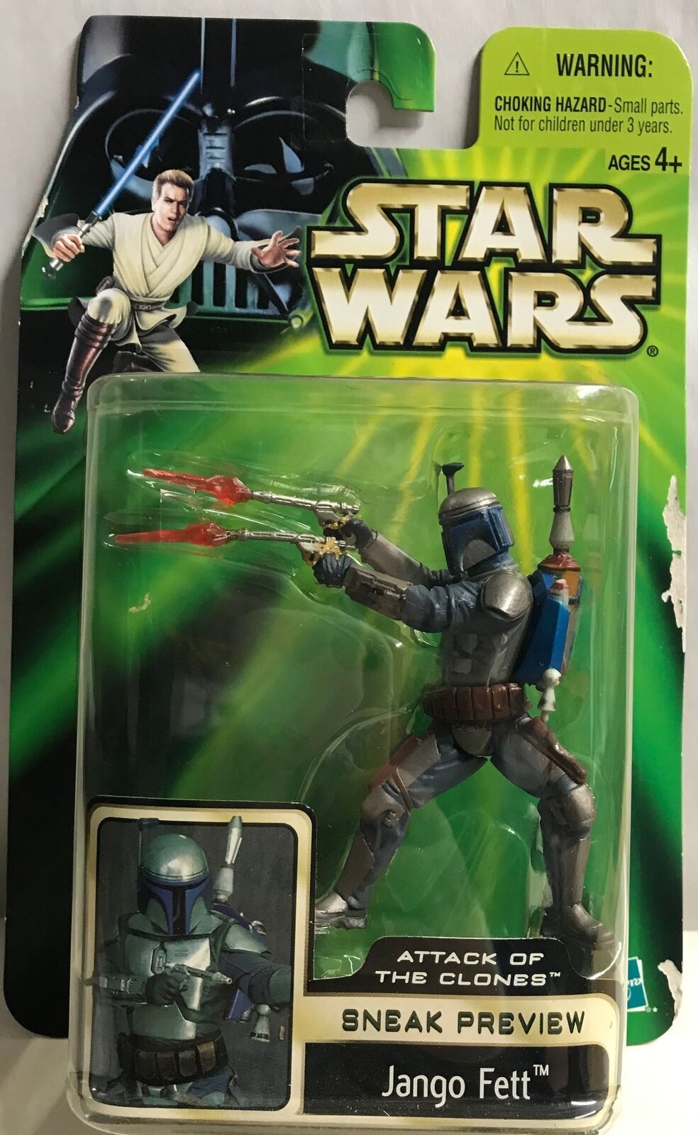 STAR WARS - HASBRO - AOTC - JANGO FETT - "Sneak Preview" - Episode II