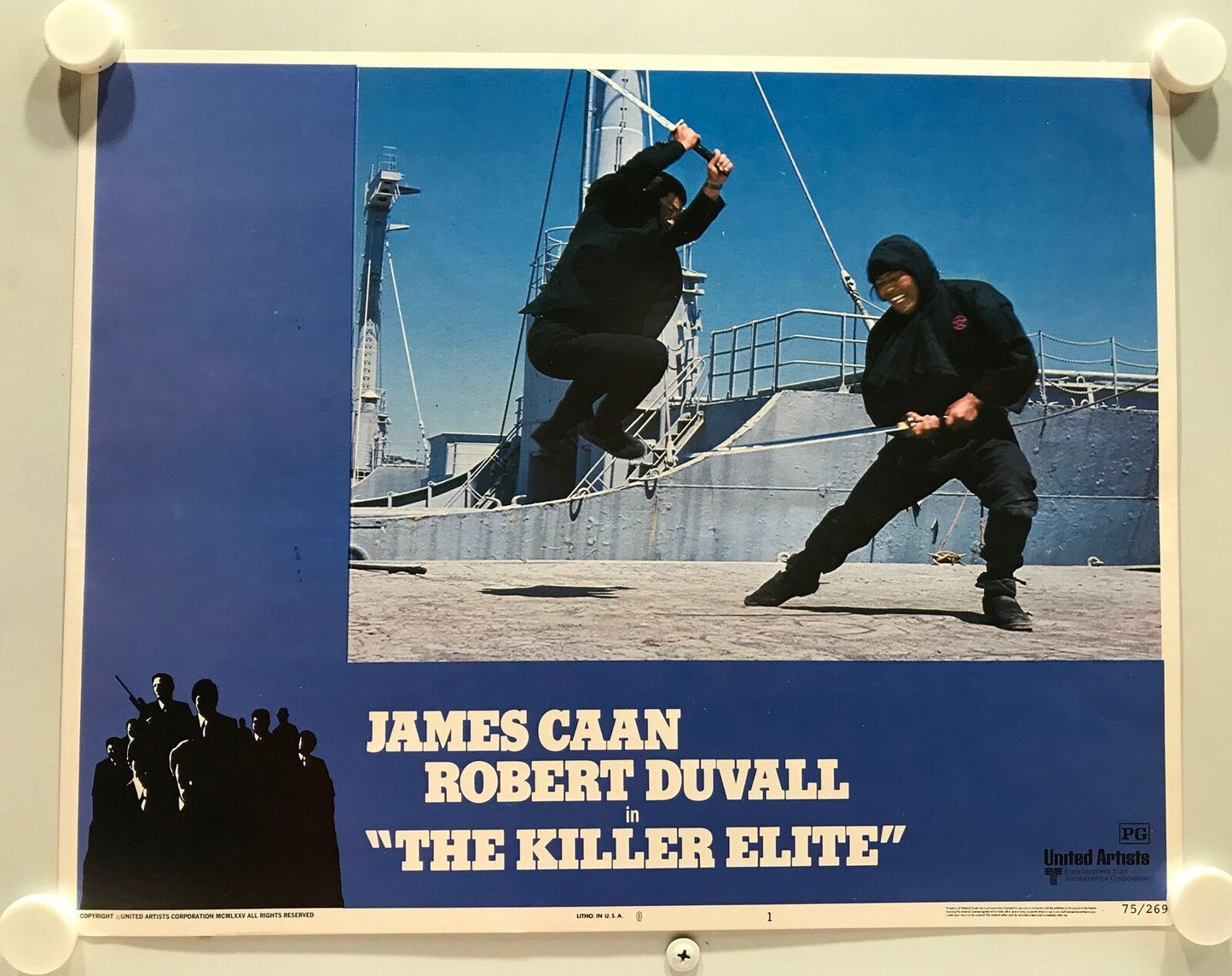 ORIGINAL LOBBY CARDS - THE KILLER ELITE - 1975 - card set of 8