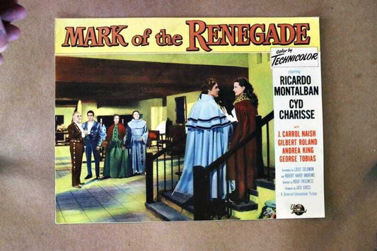 ORIGINAL LOBBY CARD - MARK OF THE RENEGADE (a) - 1951 - key card