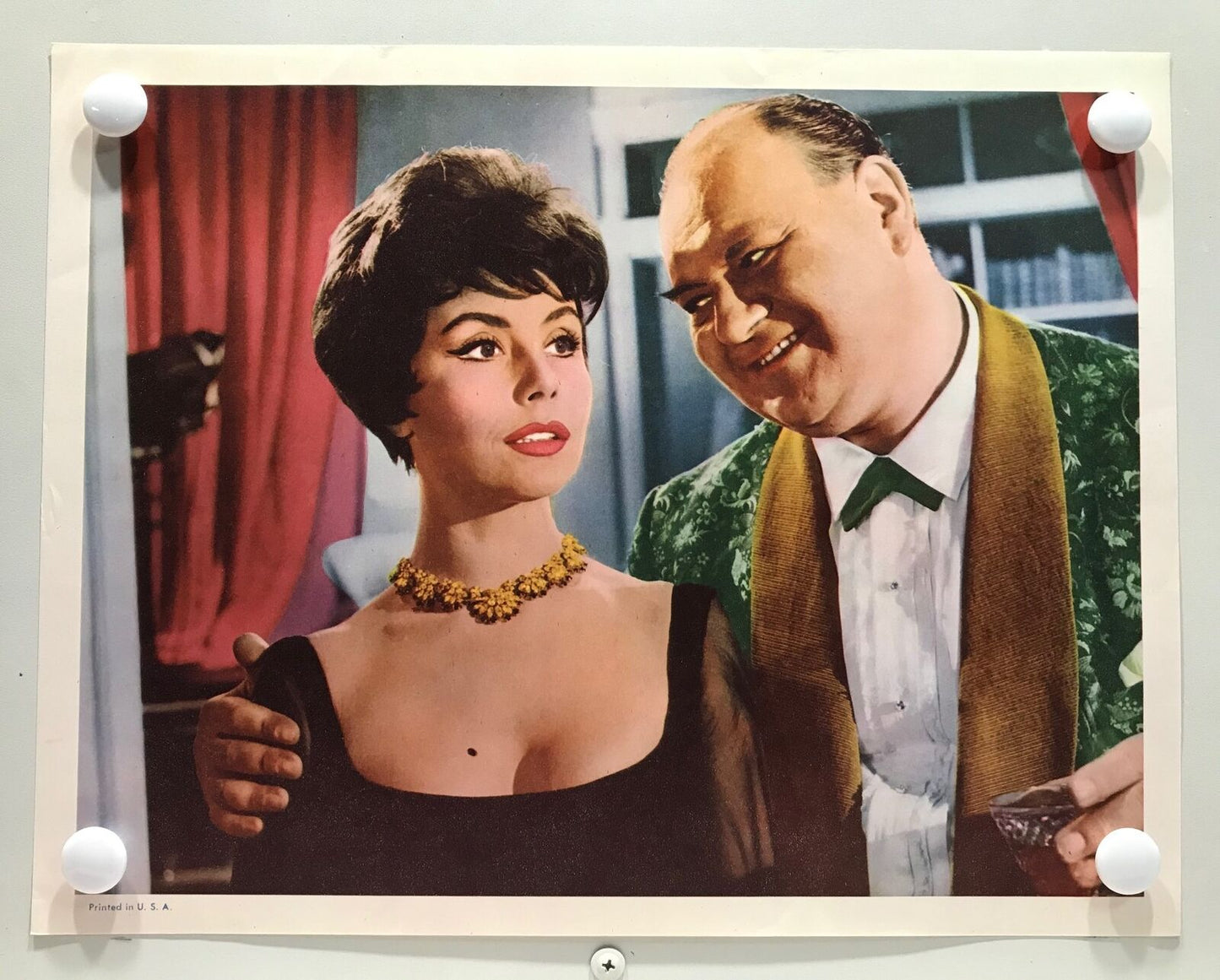 ORIGINAL LOBBY CARDS - A MATTER OF WHO - 1962 - set of 8