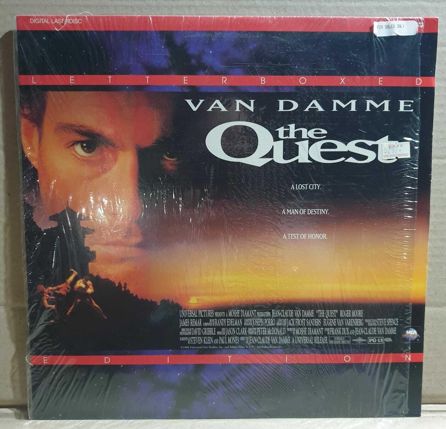 LASERDISC MOVIE - THE QUEST - Jean-Claude Van Damme