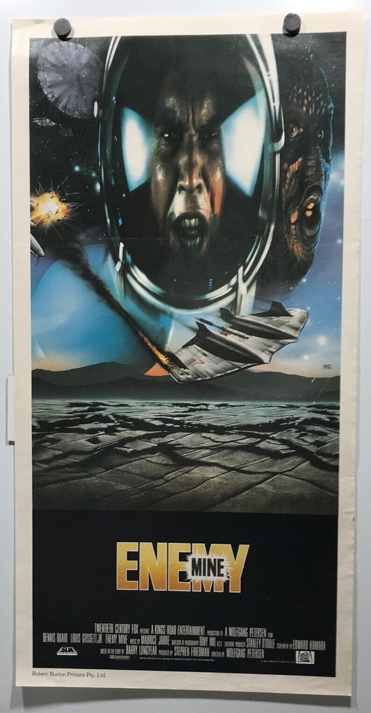 ORIGINAL DAYBILL MOVIE POSTER - ENEMY MINE