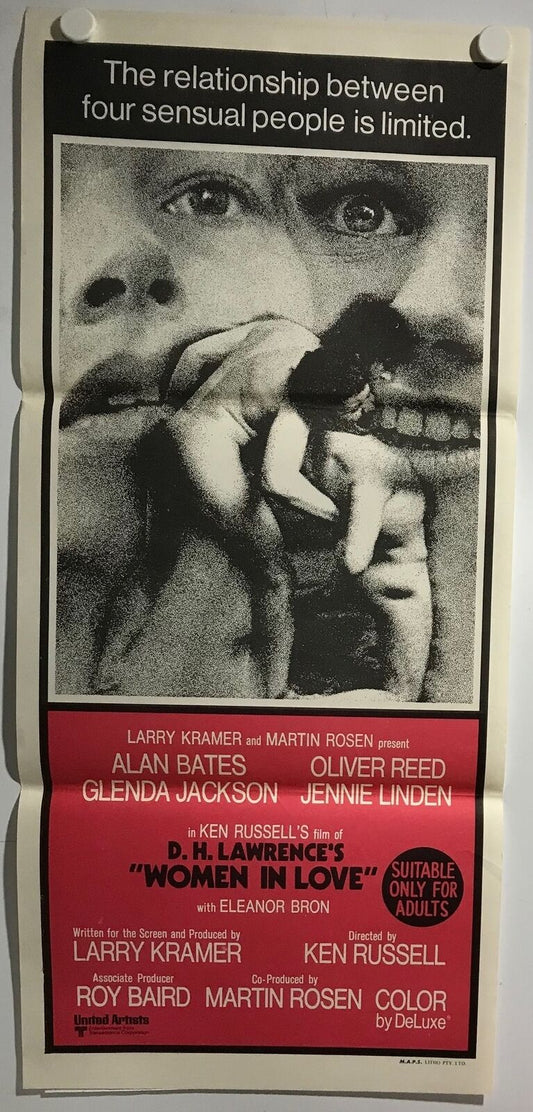 ORIGINAL DAYBILL MOVIE POSTER - WOMEN IN LOVE