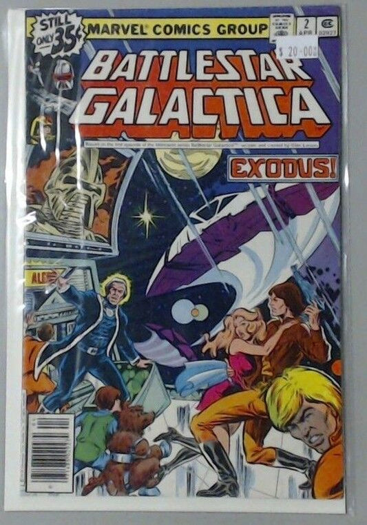 BATTLESTAR GALACTICA MARVEL COMIC BOOK #2 EXODUS