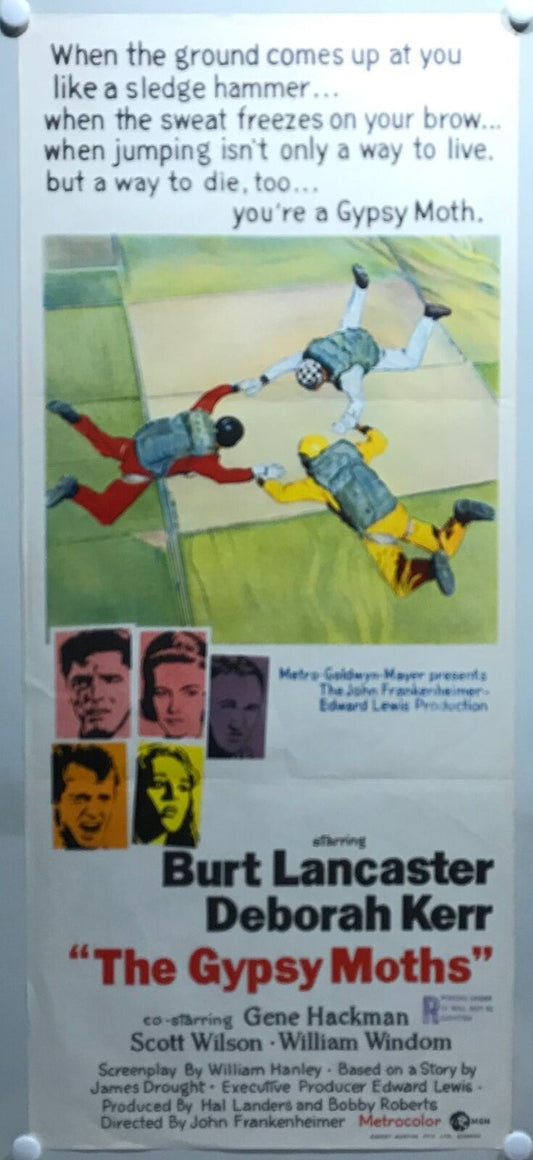 ORIGINAL DAYBILL MOVIE POSTER - THE GYPSY MOTHS - 1969 