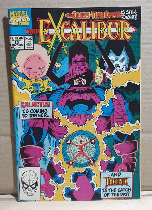 COMIC BOOK -  MARVEL EXCALIBUR #25