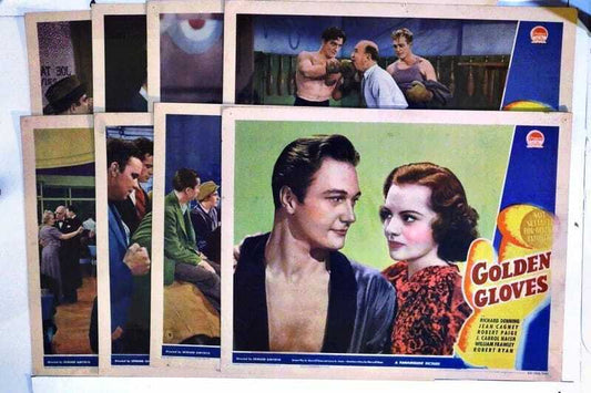 ORIGINAL LOBBY CARDS - GOLDEN GLOVES - 1940 - set of 8