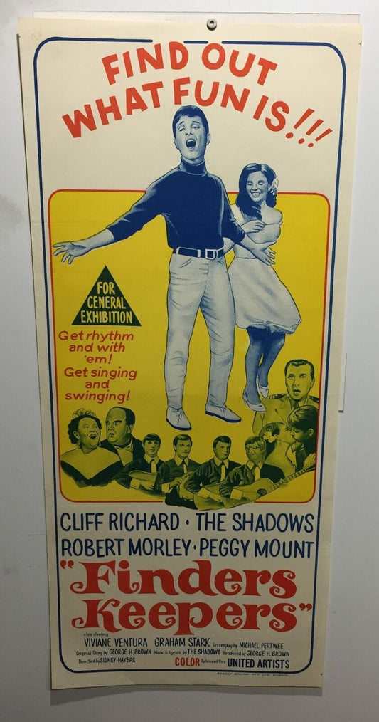 ORIGINAL DAYBILL MOVIE POSTER - FINDERS KEEPERS