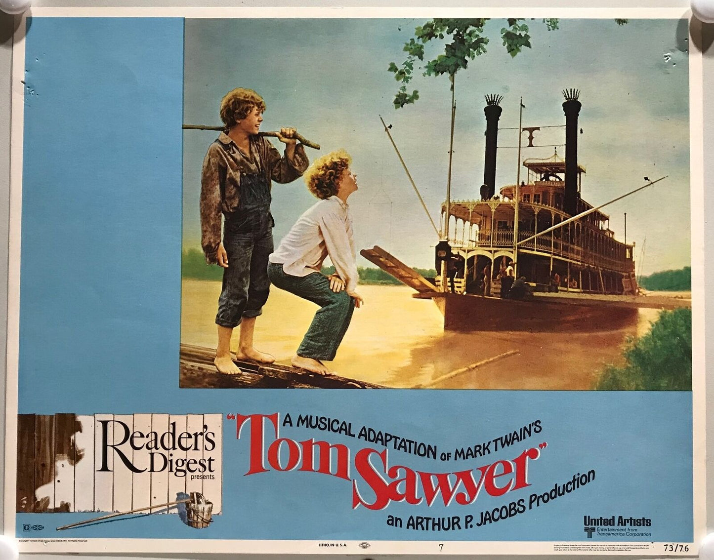 ORIGINAL LOBBY CARDS - Tom Sawyer - 1973 - set of 8
