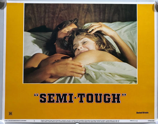 ORIGINAL LOBBY CARDS - SEMI-TOUGH - 1977 - set of 8