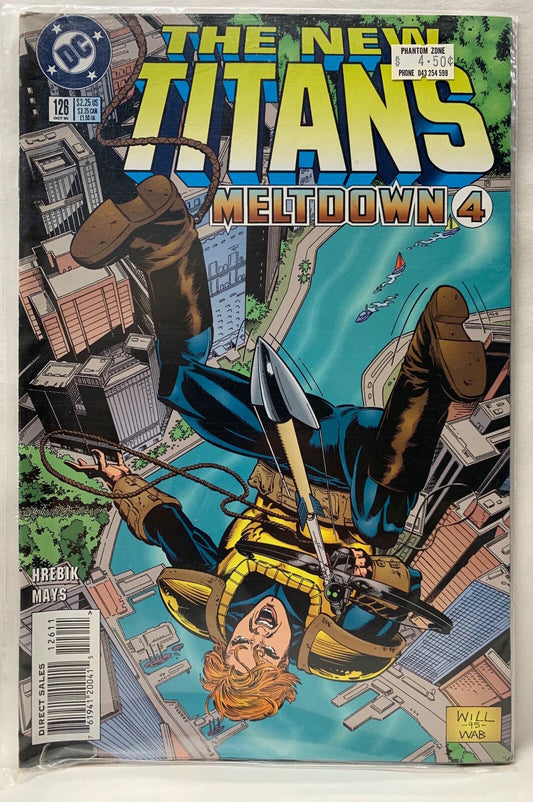 COMIC BOOK - THE NEW TEEN TITANS #126