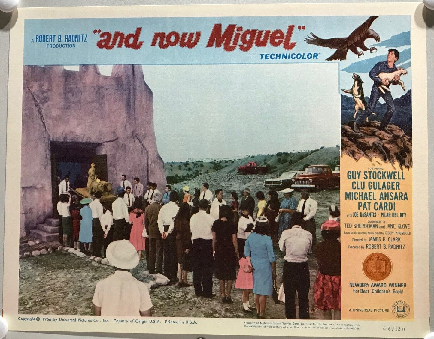 ORIGINAL LOBBY CARDS - AND NOW MIGUEL - 1966 - set of 8