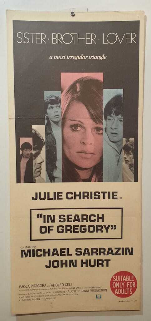 ORIGINAL DAYBILL MOVIE POSTER - IN SEARCH OF GREGORY