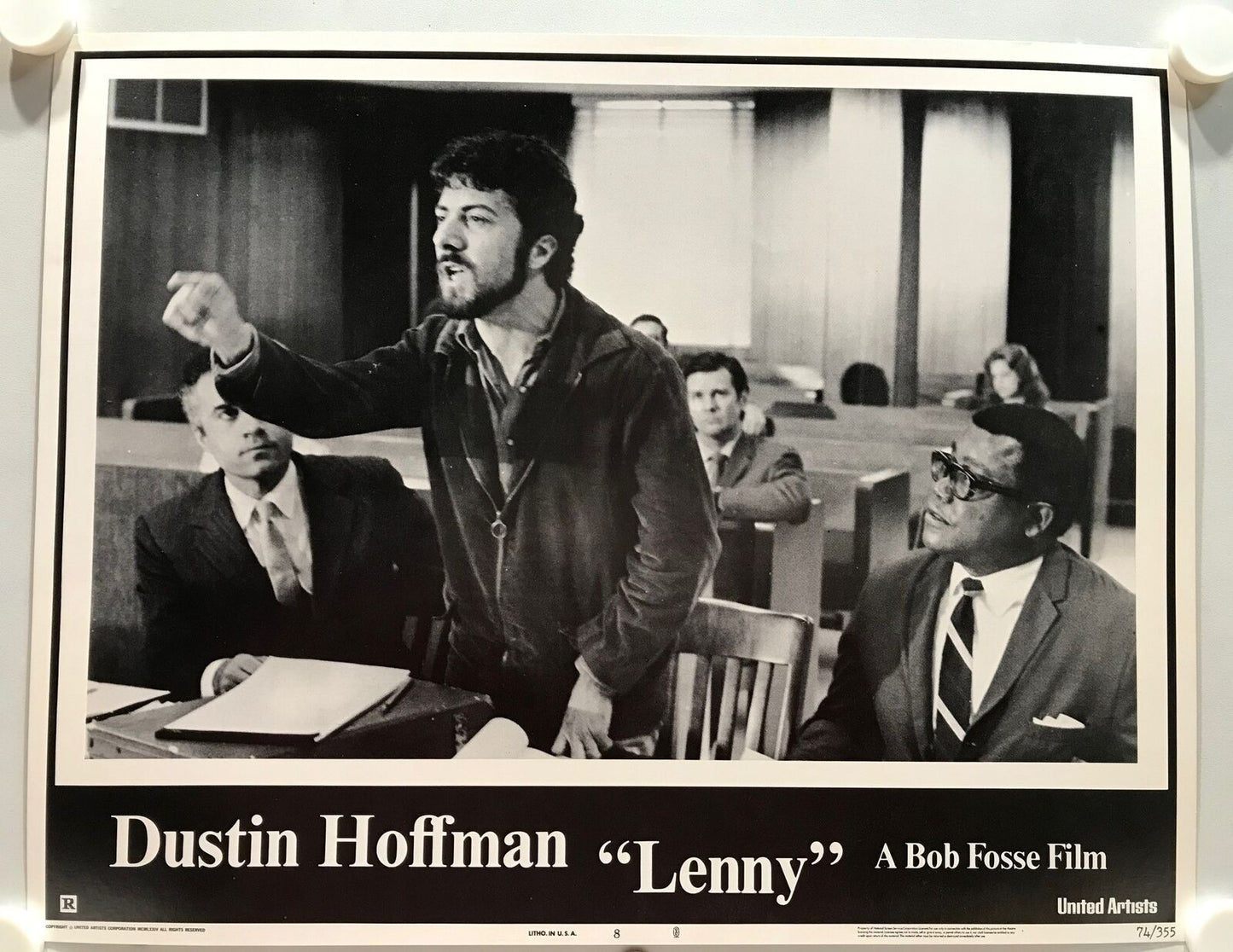 ORIGINAL LOBBY CARDS - LENNY - 1974 - set of 8